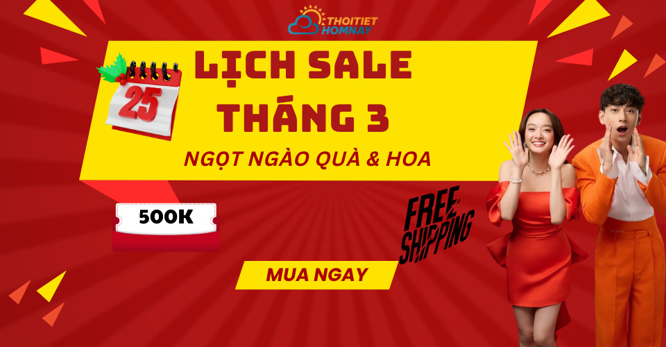 Lịch SALE Shopee - Lazada tháng 3: Lưu ngay VOUCHER 500K